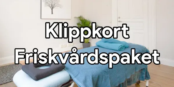 Klippkort friskvårdspaket