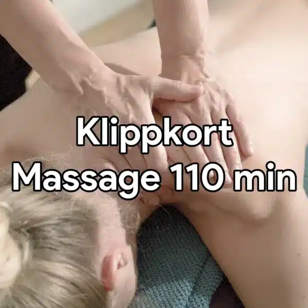 Klippkort Massage 110 min 1