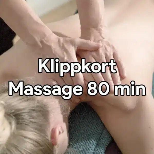 Klippkort Massage 80 min 1